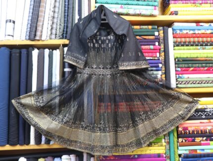 Shafoon net frock pic